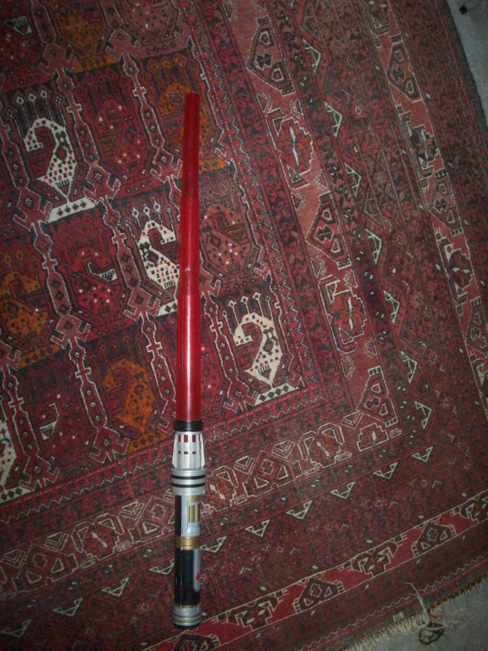 2007 LFL Hasbro Star Wars Darth Vader Red Light Saber C-086D Electronic Sound FX